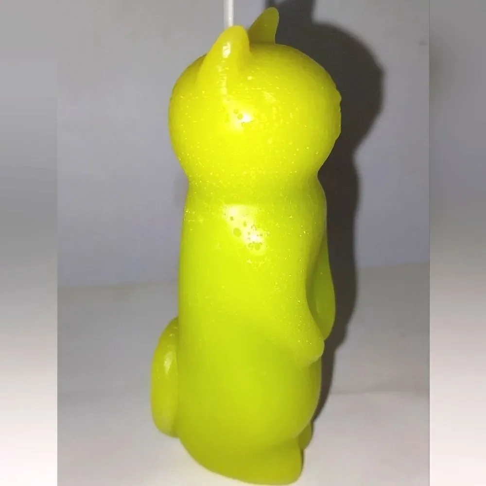 Hand crafted limited edition tall catcandle from our Cat Lady candle collection